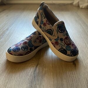 Gap, size 8 Marvel slip-on shoes